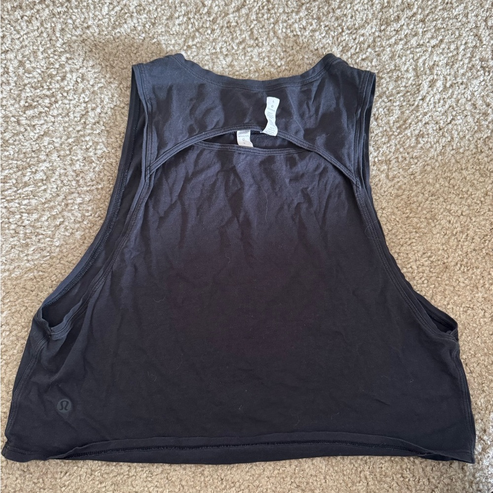 adidas Blue Muscle Tee Sleeveless Cut Out